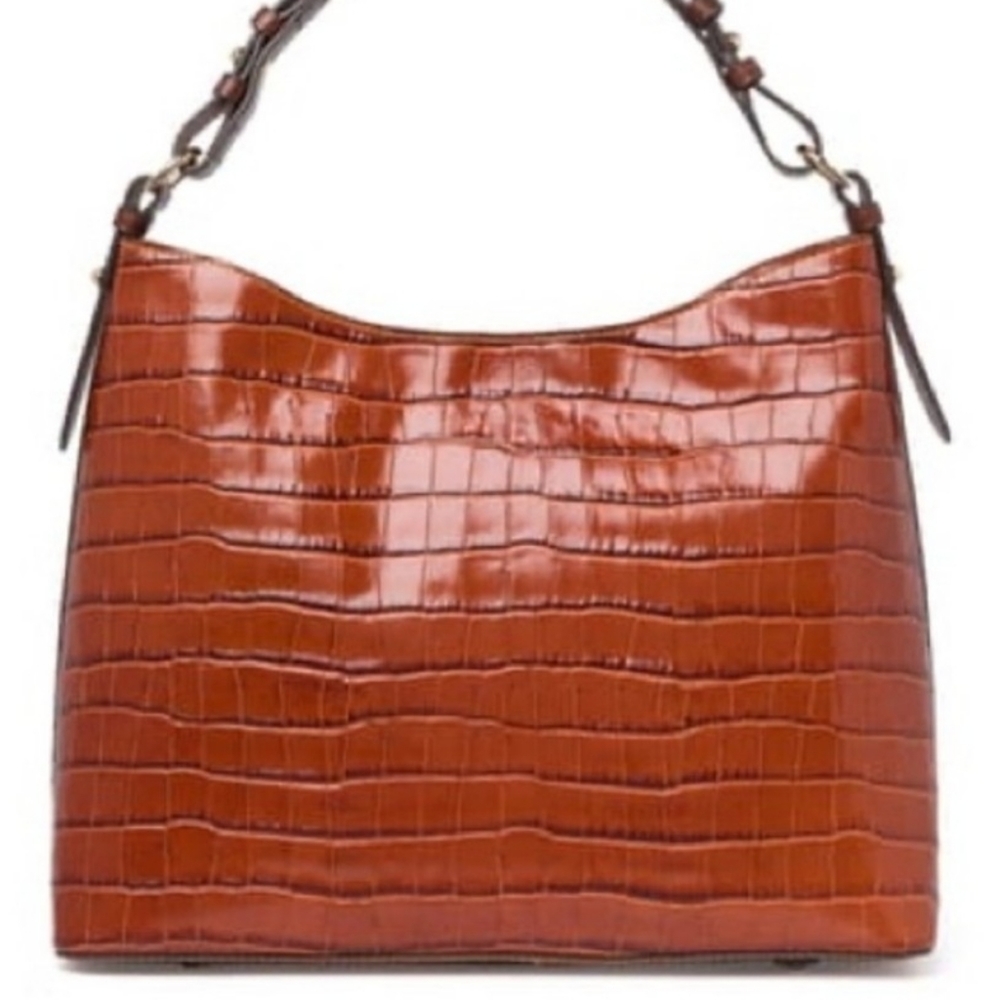 Dooney & Bourke Cooper Croc Hobo Shoulder Bag NWT - Picture 15 of 16